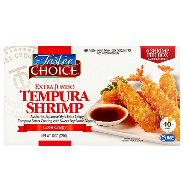 Tastee Choice Shrimp, Tempura, Extra Jumbo