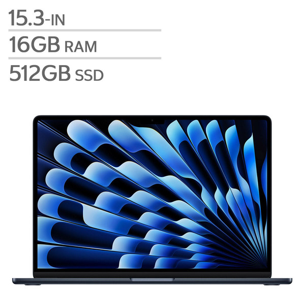 Apple MacBook Air M5 Laptop - Midnight FR