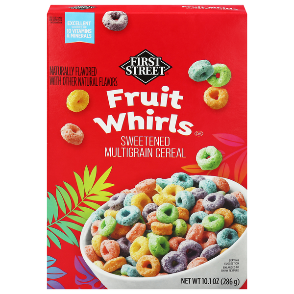 First Street Fruit Whirls Cereal