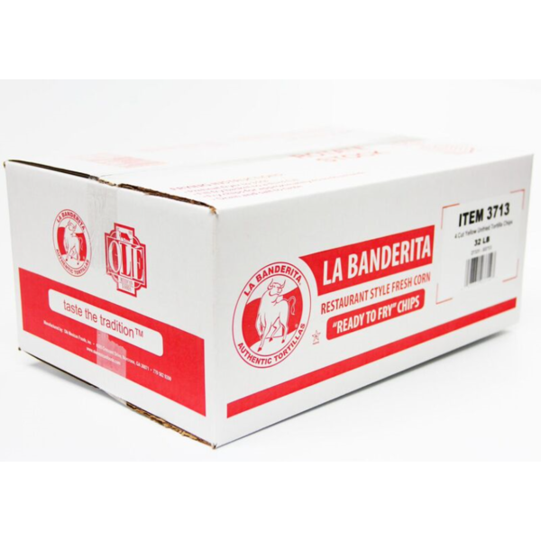 La Banderita - Yellow Corn Tortilla Chips, Ready to Fry - 30 lbs