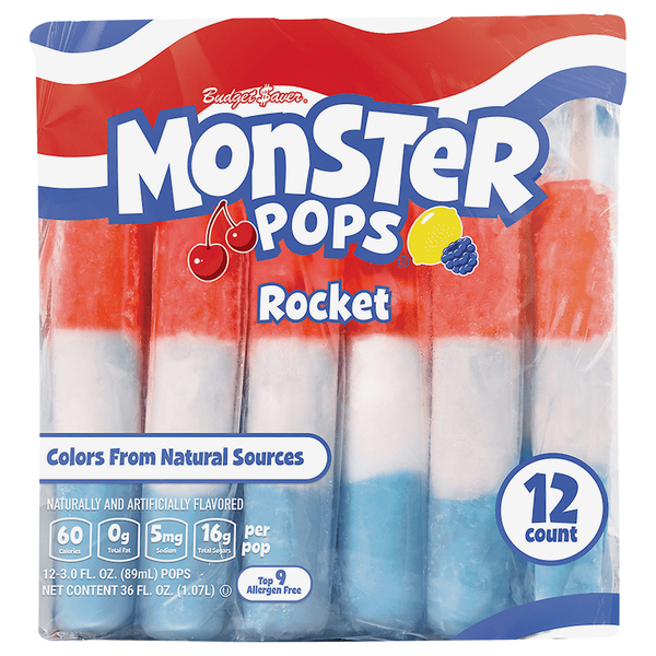 Budget Saver Rocket Monster Pops