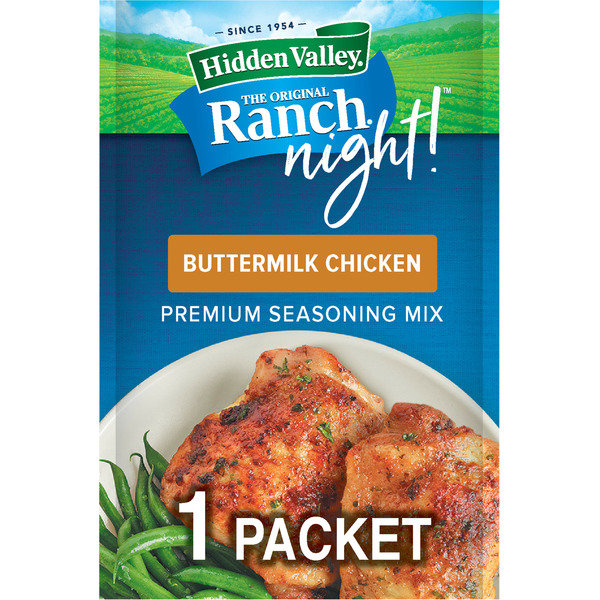 Hidden Valley Ranch Night! Buttermilk Chicken Premium Seasoning Mix
