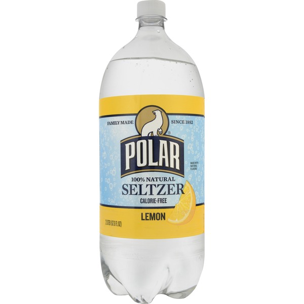 Polar Seltzer, 100 Natural, Lemon (2 L) Instacart