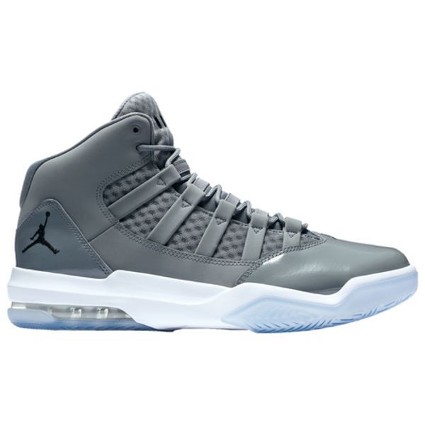 Jordan Men's Max Aura Basketball Shoes, Size 9.5 - Black/Cool Grey/Clear