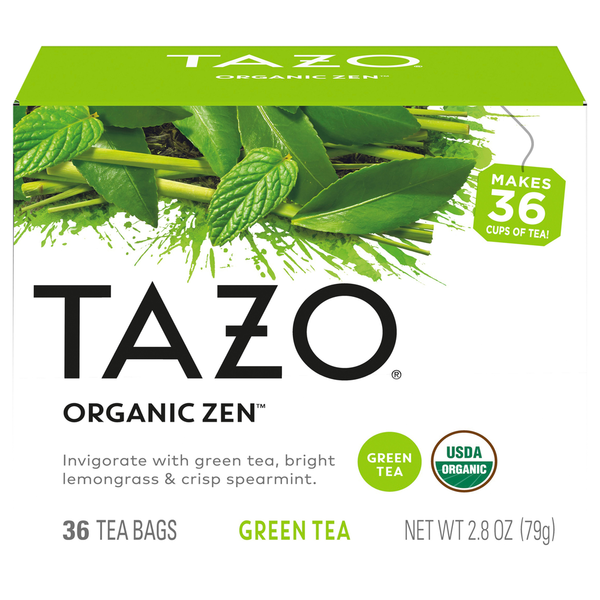 TAZO Tea Organic Zen Tea Bags Green Tea Same-Day Delivery or