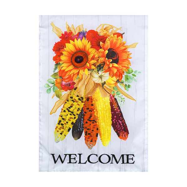 Style Selections Corn Fall Floral Garden Flag