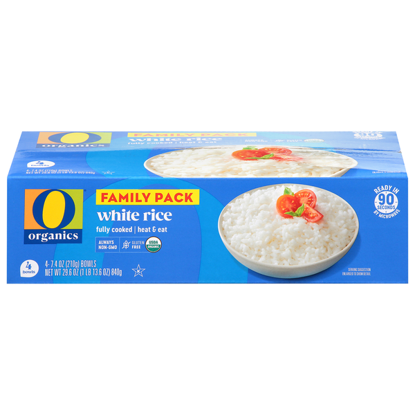 O Organics White Rice Family Pack