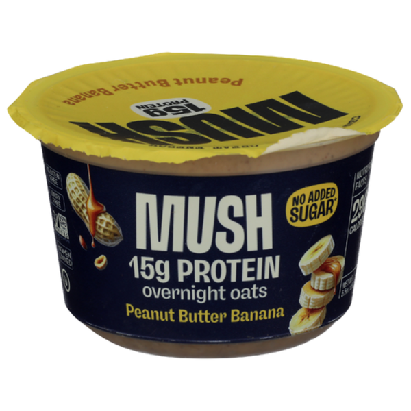 Mush Peanut Butter Banana Overnight Oats