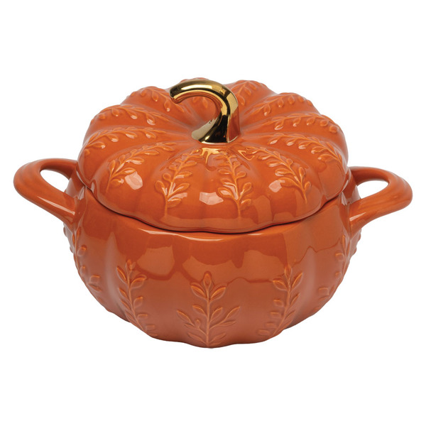 Crofton Large Pumpkin Dish, Txt Dish Orange Same-Day Delivery or