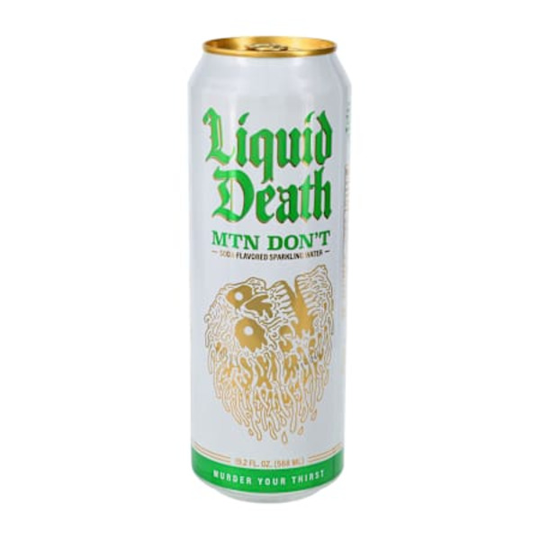 Liquid Death Mtn Don't Soda-Flavored Sparkling Water