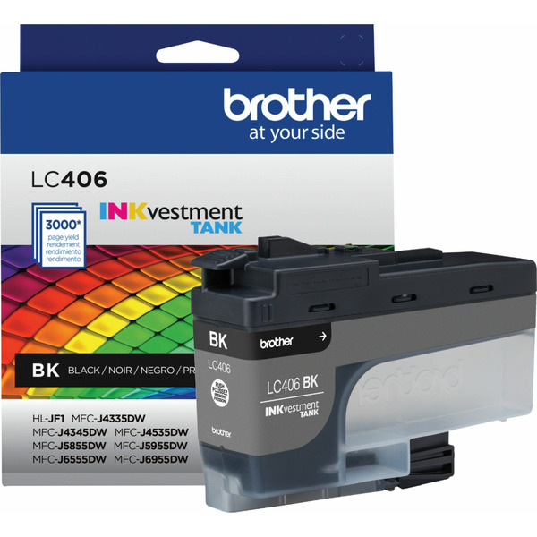 brother Inkvestment Black Tank Ink Cartridge