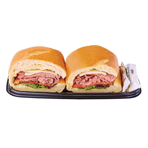 Wegmans Wegmans 7" Cold Roast Beef & Provolone Sub Same-Day Delivery or