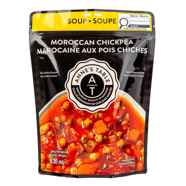 Anne's Table Moroccan Chickpea Soup
