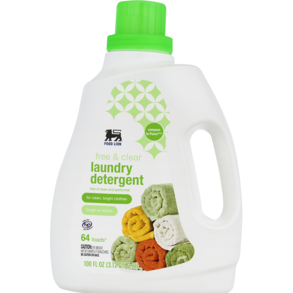 Food Lion Laundry Detergent, HE, Jug (100 fl oz) Instacart