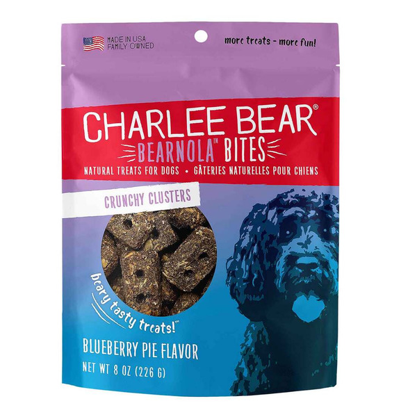 Charlee Bear Blueberry Pie Flavor Bearnola Bites Natural Treats For Dogs