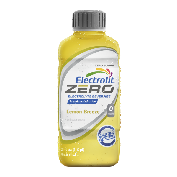 Electrolit Lemon Breeze, Zero Sugar, Electrolyte Beverage, Premium Hydration