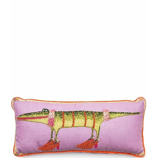 Mac Kenzie-Childs x Patience Brewster Gloria Alligator Lumbar Pillow