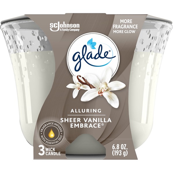 Glade Candle, 3 Wick, Alluring, Sheer Vanilla Embrace (1 each) from CVS