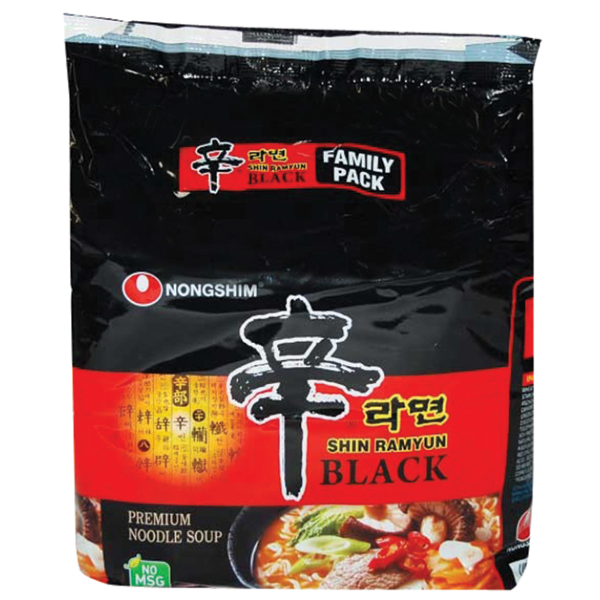 Shin Ramyun Bone Nongshim Black Shin Ramyun with Beef Bone Broth Same-Day Delivery ...