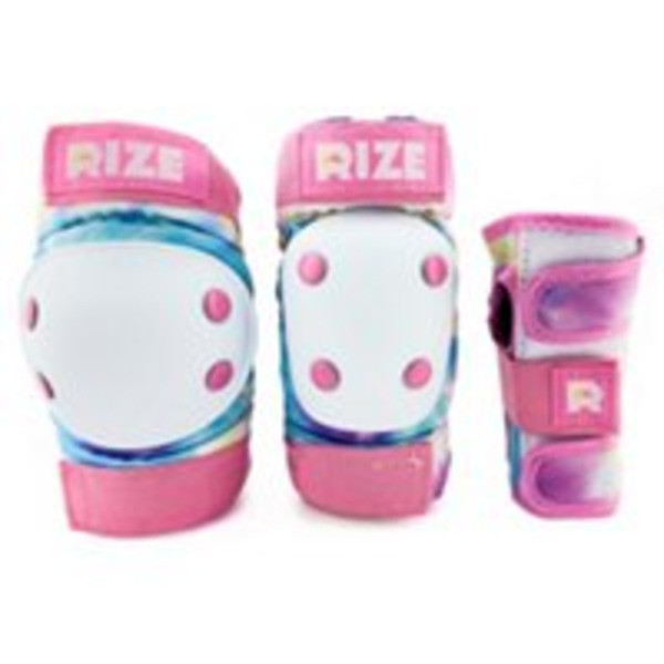 RIZE Kids' Tie-Dye Elbow & Knee Pad Set