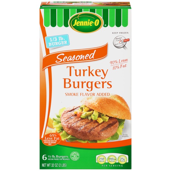 JennieO Seasoned Turkey Burger (32 oz) from Kroger Instacart