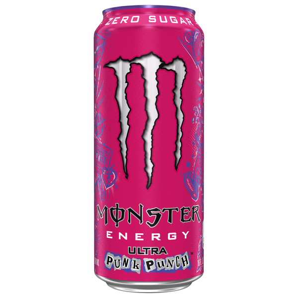 Monster Zero Sugar Punk Punch Energy Drink Same-Day Delivery or