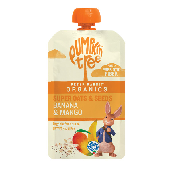 Peter Rabbit Organics Super Oats & Seeds, Banana & Mango