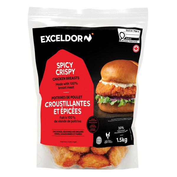 Exceldor Spicy Crispy Chicken Breast 1.5 kg