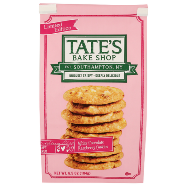 Tate's Bake Shop White Chocolate Raspberry Cookies Same-Day