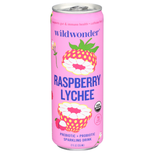 Wild Wonder Organic Raspberry Lychee Prebiotic + Probiotic