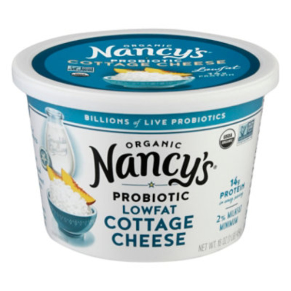 Nancy's Cottage Cheese, 2% Milkfat Min, Lowfat, Organic