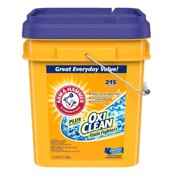 Arm & Hammer Fresh Scent Powder Laundry Detergent With Oxiclean, 16.59 Lbs.