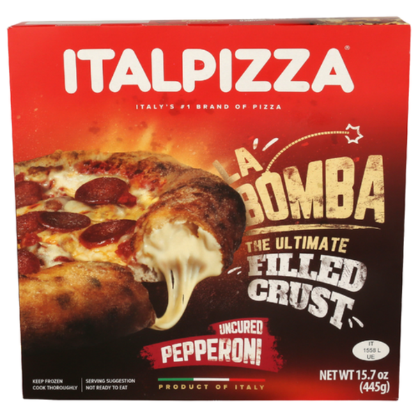 Italpizza Uncured Pepperoni La Bomba Filled Crust Pizza Same-Day