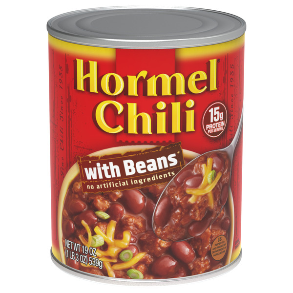 H-E-B Hormel Chili with Beans, 19 OZ Same-Day Delivery | Instacart