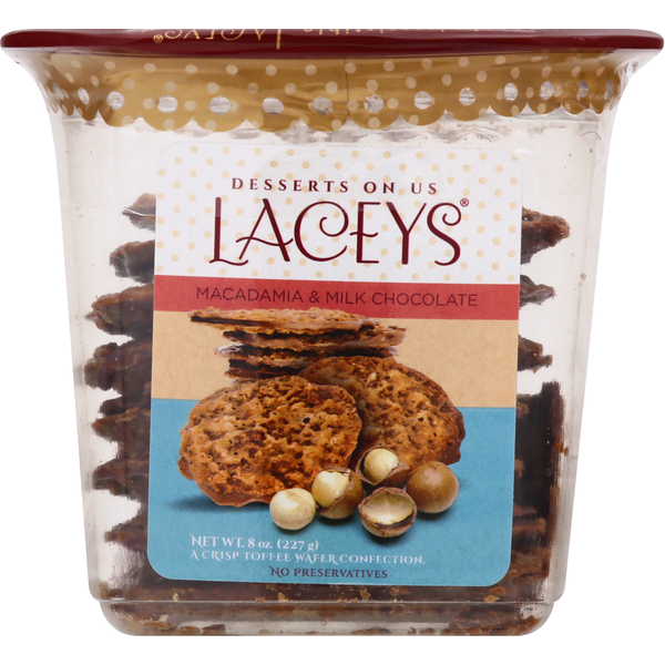 Laceys Milk Chocolate Macadamia Same-Day Delivery | Mollie Stone's