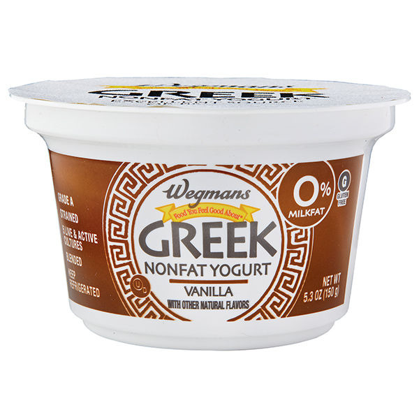 Wegmans Wegmans 0% Greek Vanilla Nonfat Yogurt Same-Day Delivery or ...