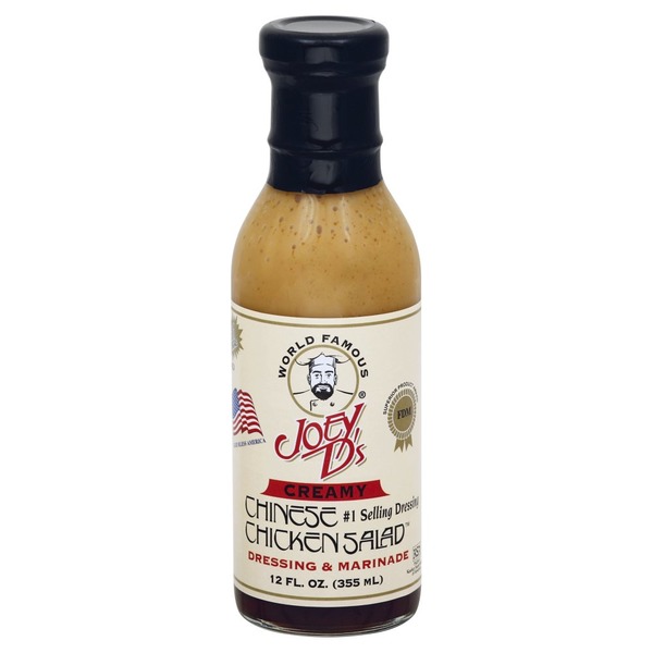 Joey Ds Dressing & Marinade, Creamy, Chinese Chicken Salad (12 fl oz