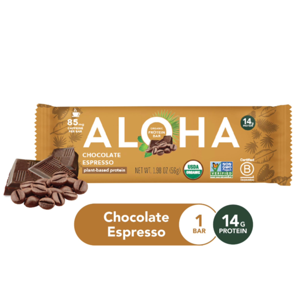 Aloha Protein Bar, Organic, Chocolate Espresso Same-Day Delivery