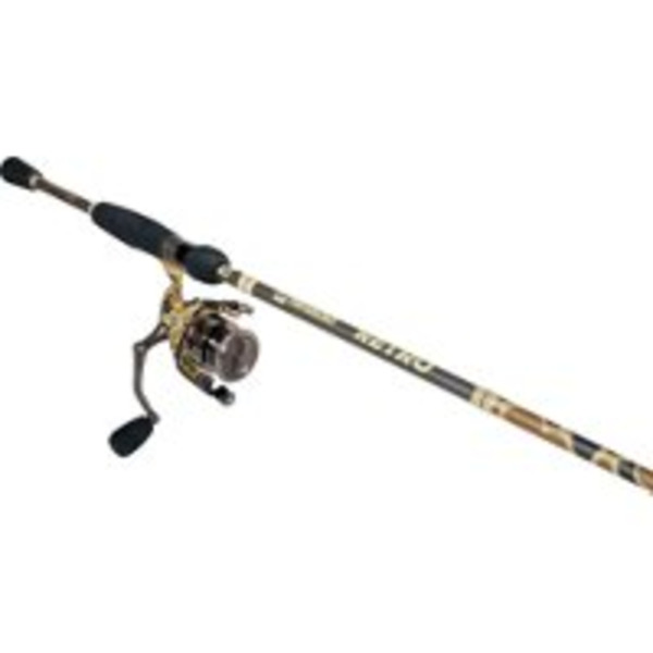 DMF Bait Company Retro Medium Freshwater Spinning Rod & Reel Combo