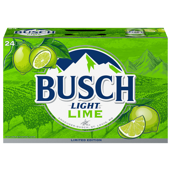 Busch Light Busch Light Lime American  Beer 24 Pack 12 fl oz Aluminum Cans 4.1% ABV — product image