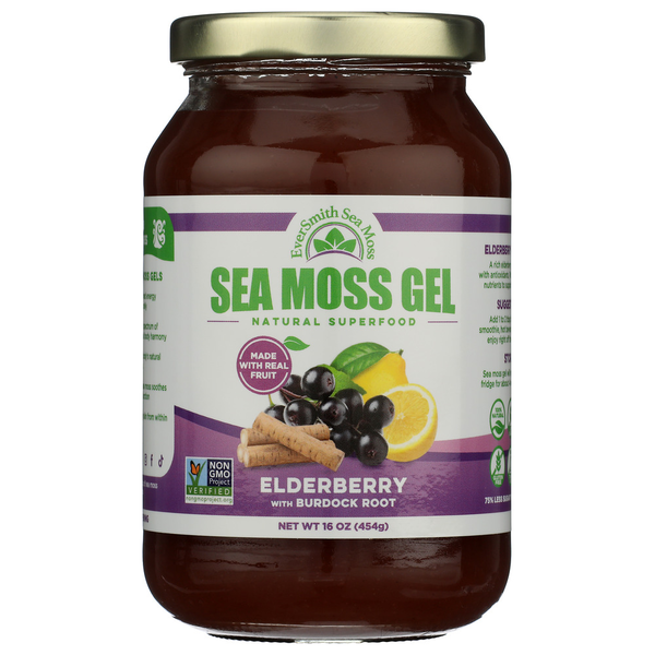 Eversmith Organics Elderberry Sea Moss Gel Same-Day Delivery or