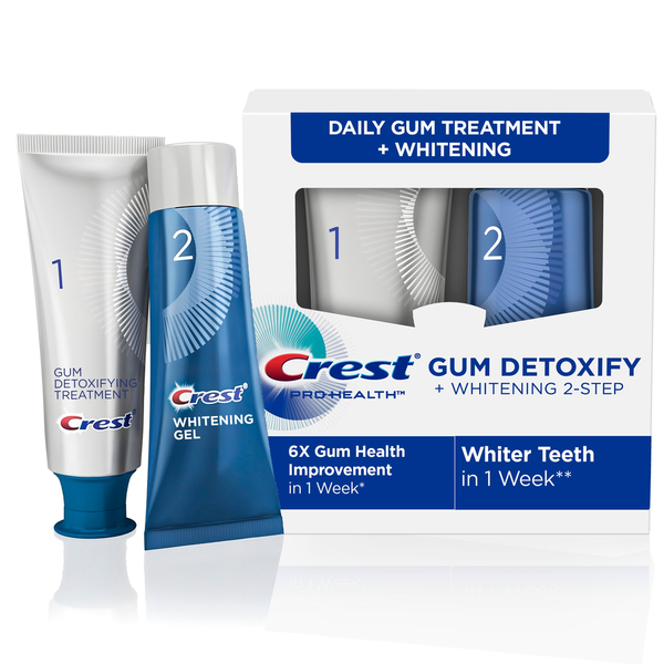 Crest Pro-Health Gum Detoxify + Whitening Two- Step Toothpaste