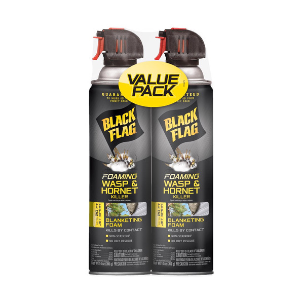 Black Flag Foaming Wasp & Hornet Killer Twin Pack