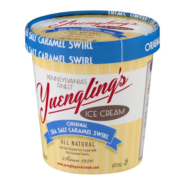 Yuengling Ice Cream Original Sea Salt Caramel Swirl (1 pt) Instacart