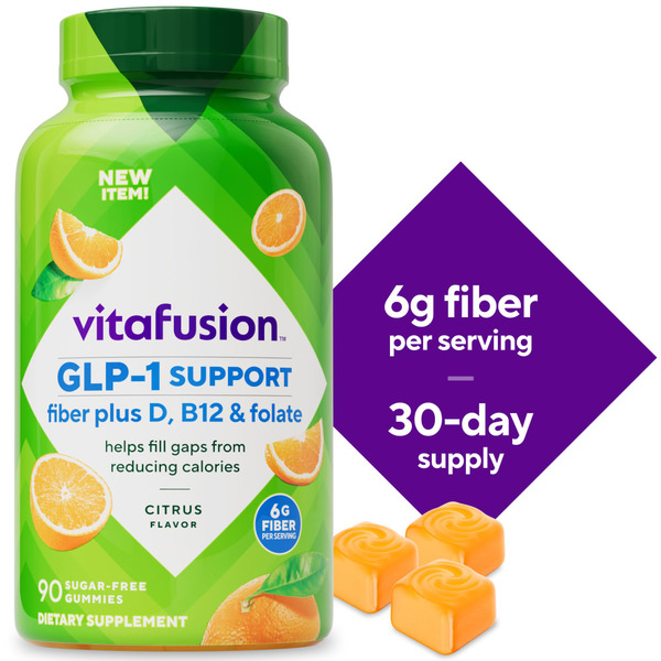 glp 1 and vitamin d vitafusion Glp-1 Support Fiber Plus Vitamins D
