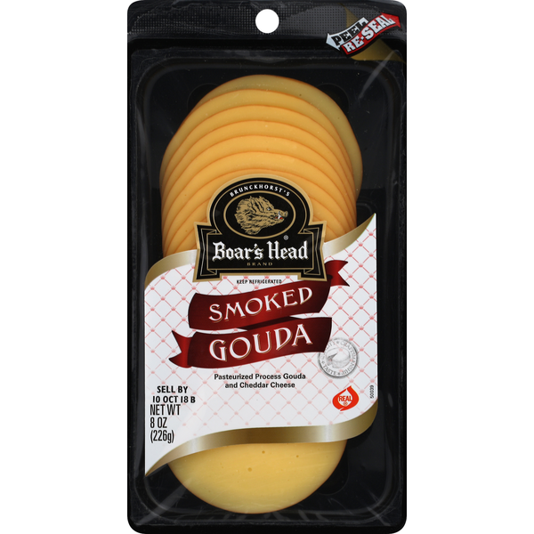 Boar's Head Gouda Cheese, Naturally Smoked