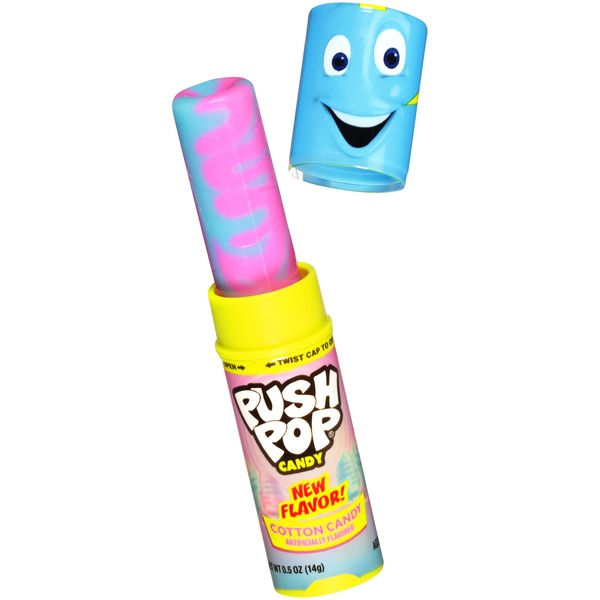 Push Pop Individually Wrapped Candy Lollipop Suckers, Assorted Flavors
