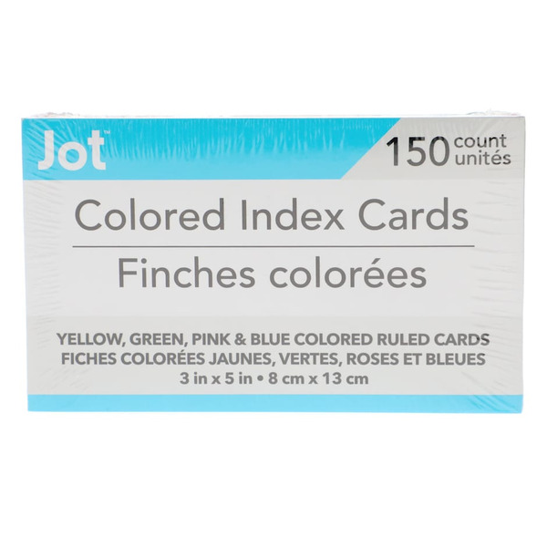 Jot Colored Ruled Index Cards Same-Day Delivery | Dollar Tree