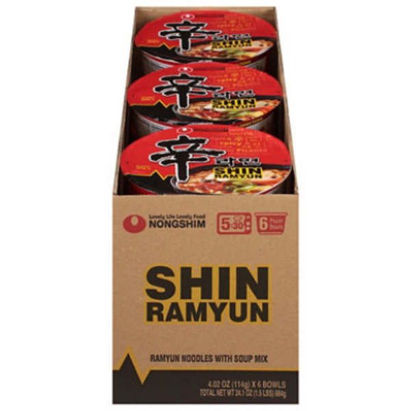 Nongshim Shin Noodles, Gourmet Spicy,