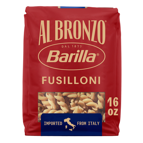 Barilla Al Bronzo Fusilloni Pasta Same-Day Delivery or Pickup